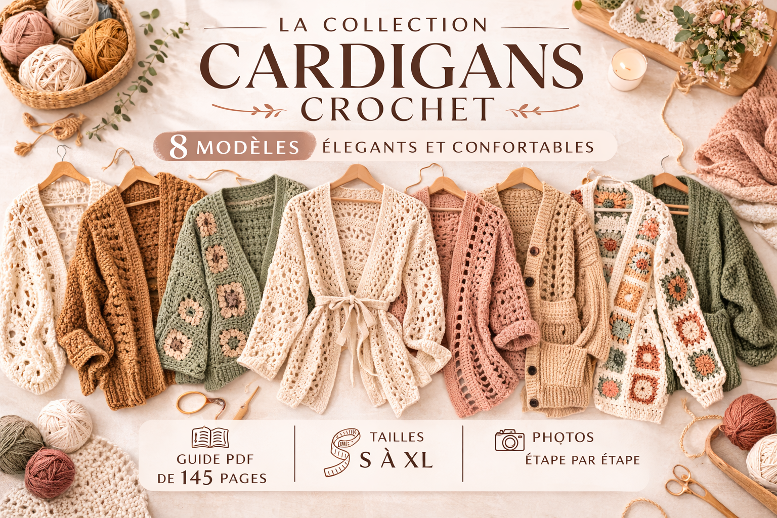 La Collection Cardigans Crochet